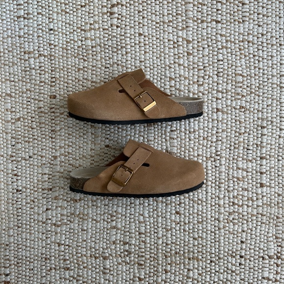 Suede Clog Mule - Pecan - Women’s Size 7 - Picture 2 of 6